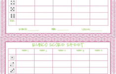 Recipes From Stephanie Free Bunco Printable Bunco Score Sheets Bunco Bunco Game