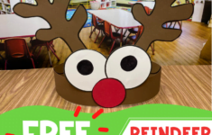 Reindeer Hat Free Printable Simply Kinder