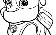 Rubble Paw Patrol Coloring Pages ColoringAll