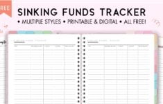 Sinking Funds Tracker Free Printable World Of Printables