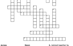 Skeletal System Crossword Puzzle WordMint