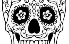 Skull Coloring Pages For Developing Knowledge In Human Physiology Skull Coloring Pages Sugar Skull Drawing Coloring Pages