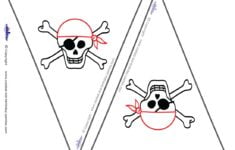Small Printable Skull Flags Coolest Free Printables