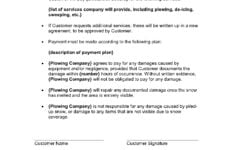 Snow Removal Contract Template Free Sample CocoSign