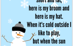 Snowman Song FREE Printable No Time For Flash Cards