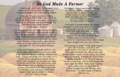 So God Made A Farmer Custom Photo Canvas Farmer Photo Canvas Paul Harvey Quotes