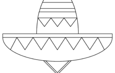 Sombrero Coloring Page Free Printable Coloring Pages