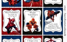 Spiderman Printable Valentines Valentines Printables Valentine Valentines