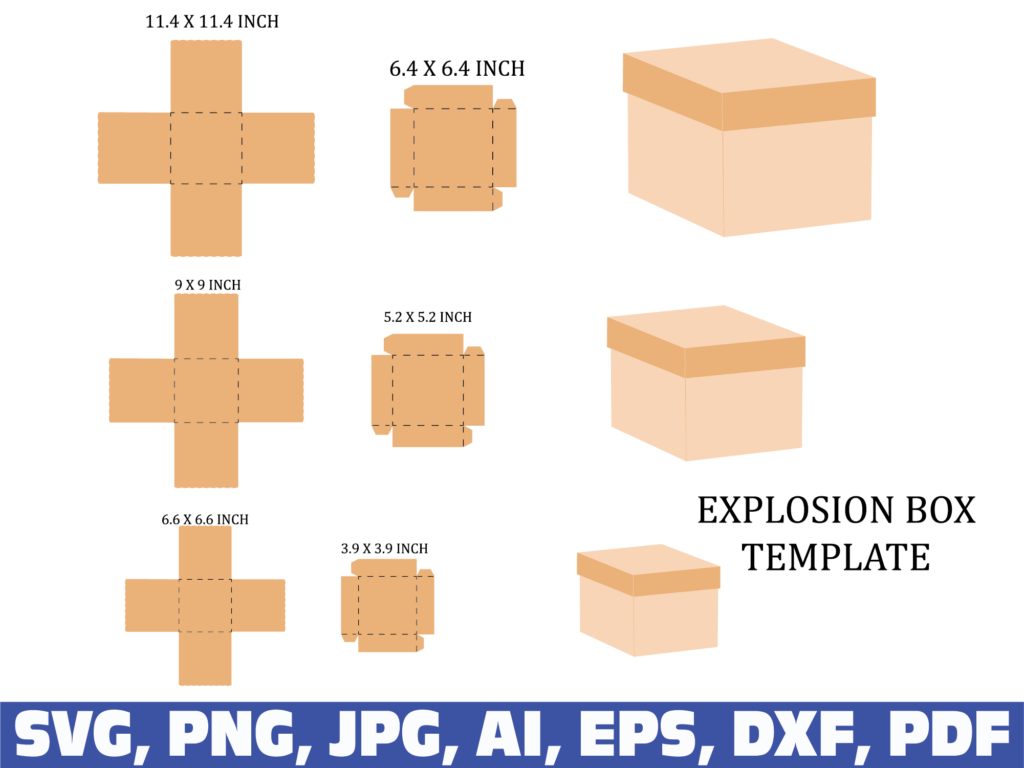 Square Box Template Printable Pdf Free Printable