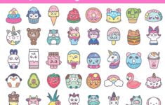 Squishy Clipart Bundle Kawaii Clipart Squishy Clipart Etsy de