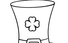 St Patrick S Day Leprechaun Hat Coloring Page St Patricks Day Crafts For Kids St Patricks Crafts St Patrick