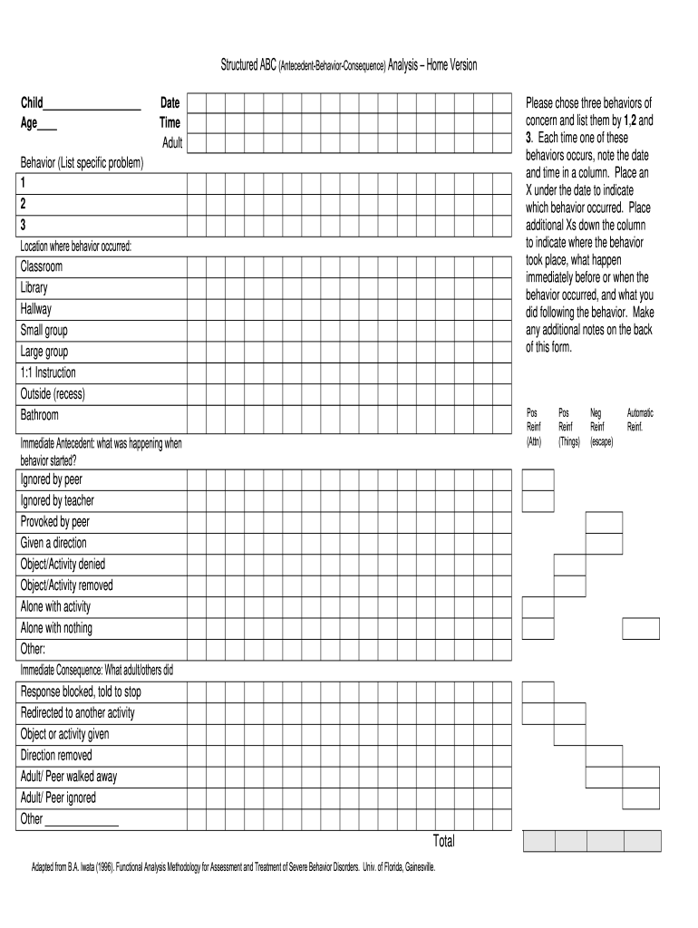 Printable Abc Data Sheet Template Free Printable