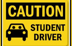 Student Driver Sign FREE Download