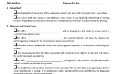 Student Safety Plan Pdf Fill Out Sign Online DocHub