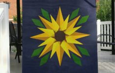 Sunflower Barn Quilt For Larry Barn Quilt Patterns Painted Barn Quilts Barn Quilt Designs