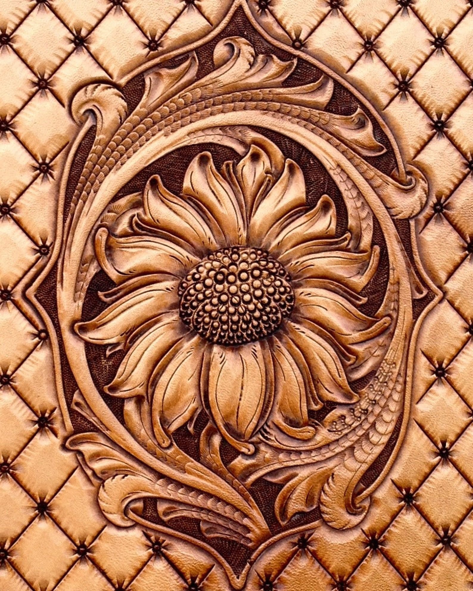 Printable Sunflower Tooling Pattern Free Printable