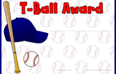 T Ball Award Certificates Certificate Templates Award Certificates Awards Certificates Free