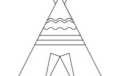 Teepee Coloring Page Free Printable Coloring Pages