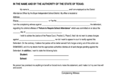 Texas Non Prosecution Form Fill Online Printable Fillable Blank PdfFiller