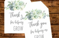 Thank You For Helping Me Grow Tag Teachers Appreciation Gift Etsy de