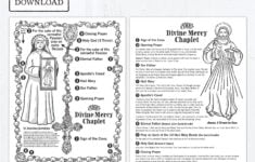 The Divine Mercy Chaplet Catholic Coloring Pages Catholic Etsy de