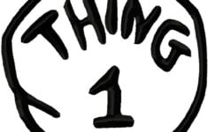 Thing 1 Printable Image ClipArt Best