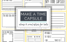 Time Capsules Ideas And Printables For Kids The Kitchen Table Classroom