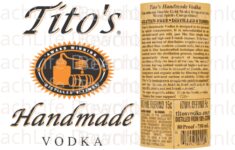 Tito s Vodka Label Front And Back Label PNG Etsy