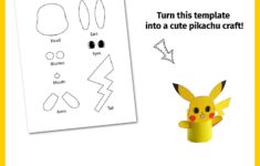 Toilet Paper Roll Pikachu Craft Frosting And Glue Easy Desserts And Kid Crafts
