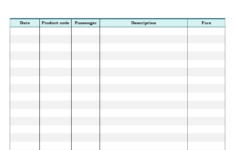 Transportation Invoice