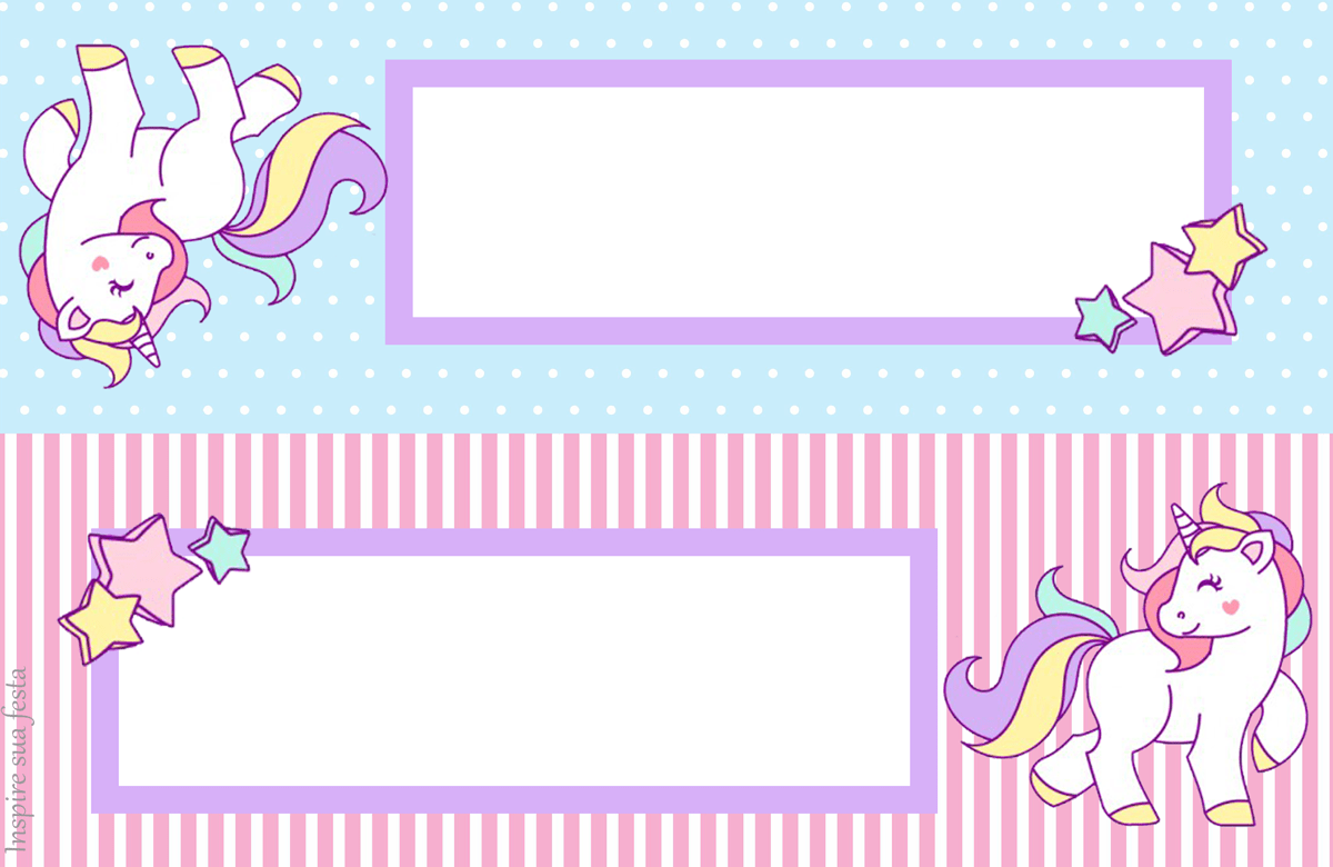 Printable Unicorn Labels Free Printable