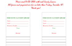Valentine Candy Gram Template Candy Grams Valentine Candy Grams Writing Anchor Charts