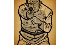 Vintage Bad Guy Target Poster Zazzle Shooting Targets Bad Guy Shooting Targets Diy