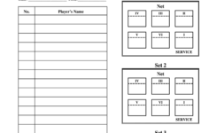 Volleyball Lineup Sheet Fill Online Printable Fillable Blank PdfFiller
