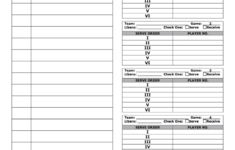 Volleyball Roster And Lineup Sheet Fill Out Sign Online DocHub