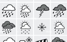 Weather Symbols Hi res Stock Photography And Images Alamy