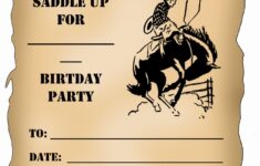 Western Theme Party Invitation Template Unique Free Printable Birthday Part Party Invite Template Cowboy Party Invitations Birthday Party Invitations Printable