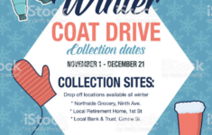 Winter Coat Donation Charity Poster Template Charity Poster Coat Drive Flyer Template