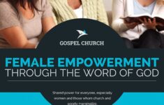 Women Church Flyer Template Google Docs Illustrator Word Apple Pages PSD Publisher Template