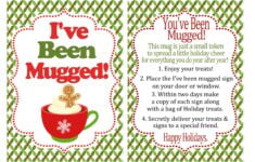 You ve Been Mugged Printable Instructions Sign And Etsy sterreich