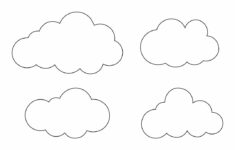 10 Best Free Printable Cloud Template Printablee