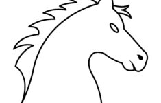 10 Best Horse Head Template Printable Printablee