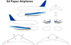 10 Best Printable Patterns For Paper Airplanes Printablee