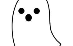 15 Best Halloween Printable Ghost Template Printablee