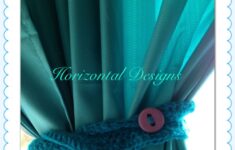 19 Free Patterns For Crochet Curtain Tie Backs