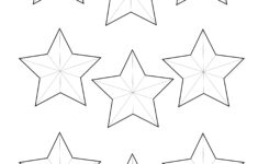 3D Paper Stars Printable Homey Oh My