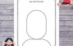 All About Me Self Portrait Free Printable Simply Full Of Delight