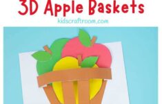 Apple Basket Craft Printable Template Kids Craft Room