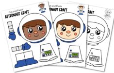 Astronaut Craft With Printable Template Simple Mom Project
