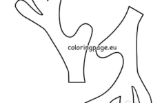 Christmas Reindeer Antlers Template Coloring Page Christmas Reindeer Reindeer Antlers Christmas Wrapping Diy